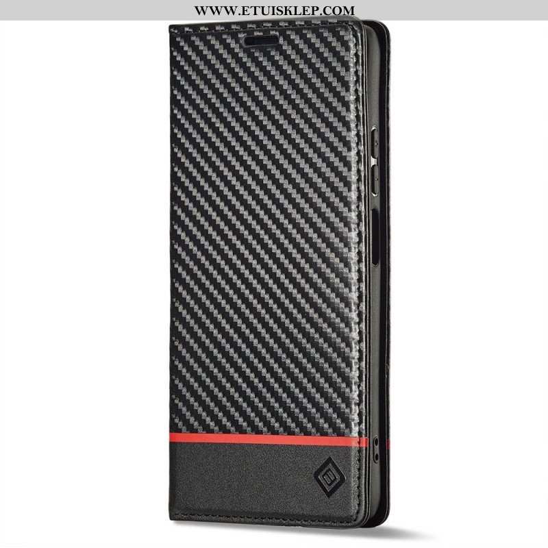Etui Na Telefon do Poco X4 Pro 5G Etui Folio Włókno Węglowe Lc.imeeke